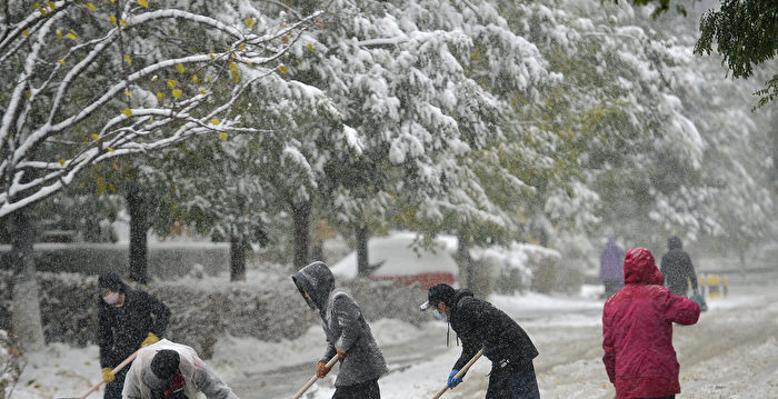 组图：中国东北暴雪 多地出现断崖式降温