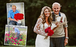 孫女即將大婚 94歲爺爺親手為其種鮮花