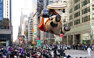 組圖：紐約舉行第97屆梅西感恩節大遊行