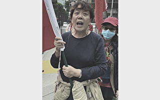 親共分子李華紅滿口髒話 在APEC毆打中國訪民