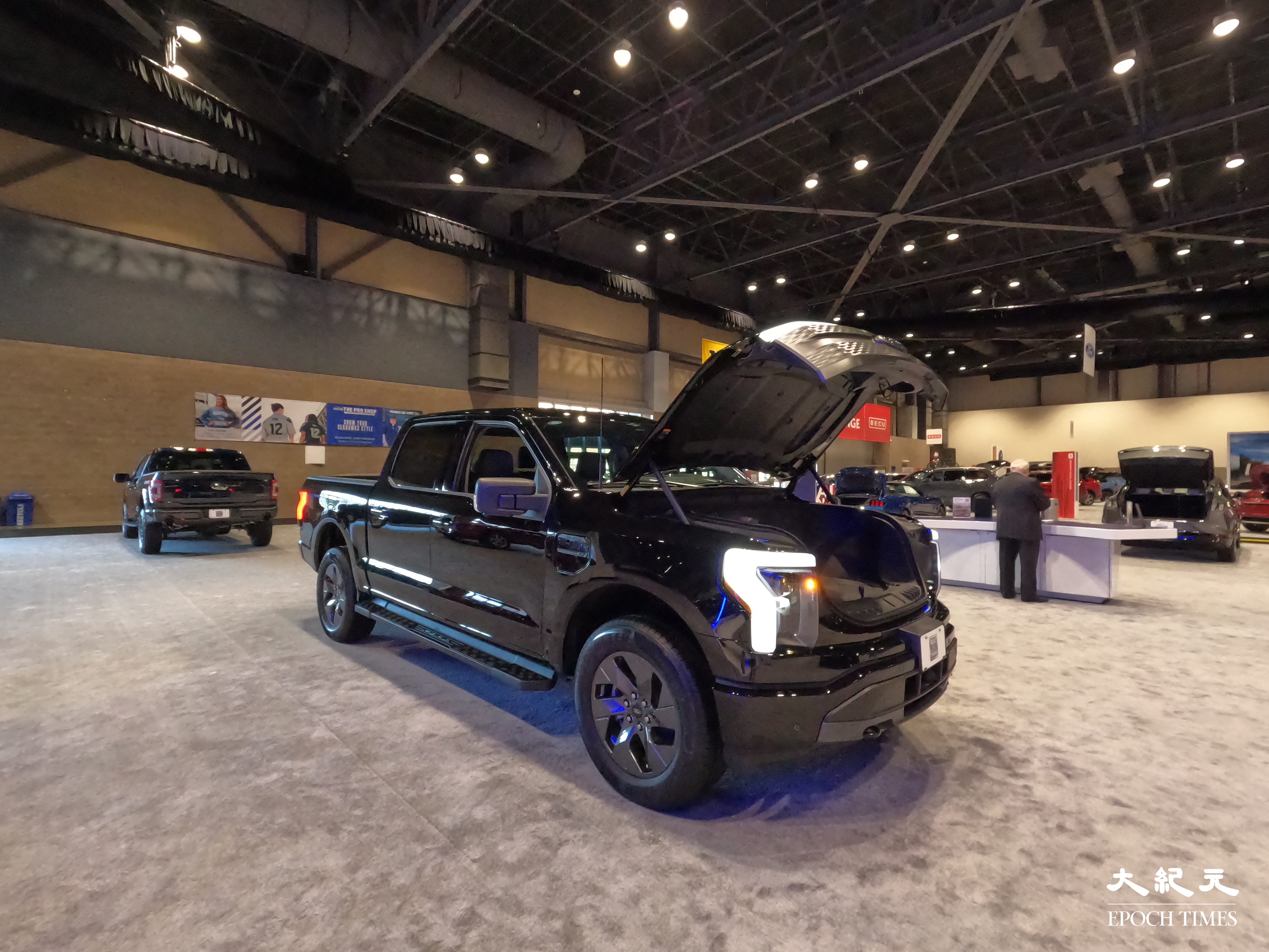 Ford F-150 Lightning。(李奧/大紀元)