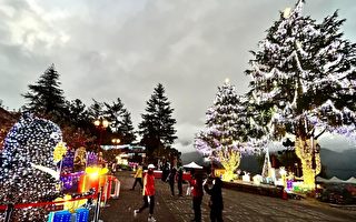 2023梨山山谷燈光節 點亮全台最高聖誕樹