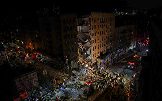 布朗士公寓楼一角坍塌 消防局：暂无伤亡 搜寻潜在伤者