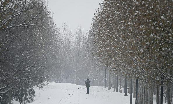 寒流席卷中国 30个气象站突破历史极值