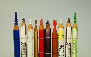 笔芯雕刻家李健竹笔尖美学 圣诞系列喜气出品