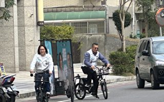 賴香伶「無敵號聯結單車」零污染宣傳