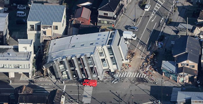 日本强震后 石川县轮岛市西移1.3米