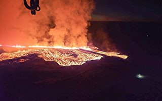 組圖：冰島火山再爆發 危及附近漁鎮