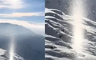 男子自称新疆滑雪偶遇“时空之门” 引热议