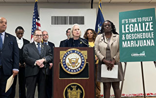 紐約聯邦參議員陸天娜 呼籲聯邦政府取消管制大麻