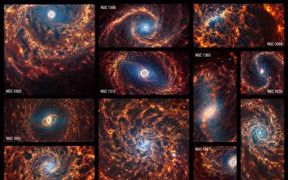 韋伯望遠鏡拍到19個螺旋星系 揭示恆星演化