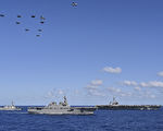 台海局勢升級 美軍10萬噸級航母穿越南海