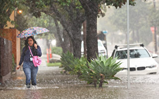 第二波大气河风暴袭击加州 部分居民接疏散令