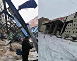 中国多处建筑顶棚被积雪压塌 民：豆腐渣工程