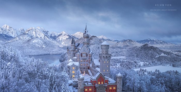 童话开始的地方 拍摄新天鹅堡雪景的冒险之旅