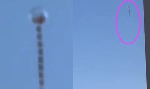 刮大风 气球带着山东女送母亲的千元现金飞走