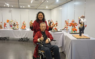 蔡尔容一甲子纸塑神像工艺展  北港文化中心展出