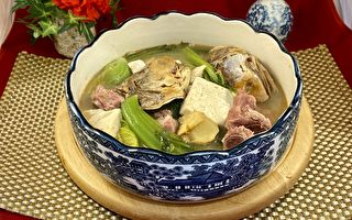 【梁廚美食】鹹魚頭芥菜豆腐排骨湯～鮮甜靚湯