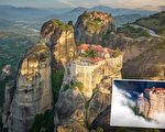 700年前僧侣在悬崖陡壁上建造的雄伟寺庙