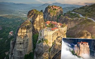 700年前僧侶在懸崖陡壁上建造的雄偉寺廟