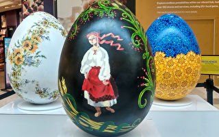 復活節將臨 卡城商場展出烏克蘭彩蛋