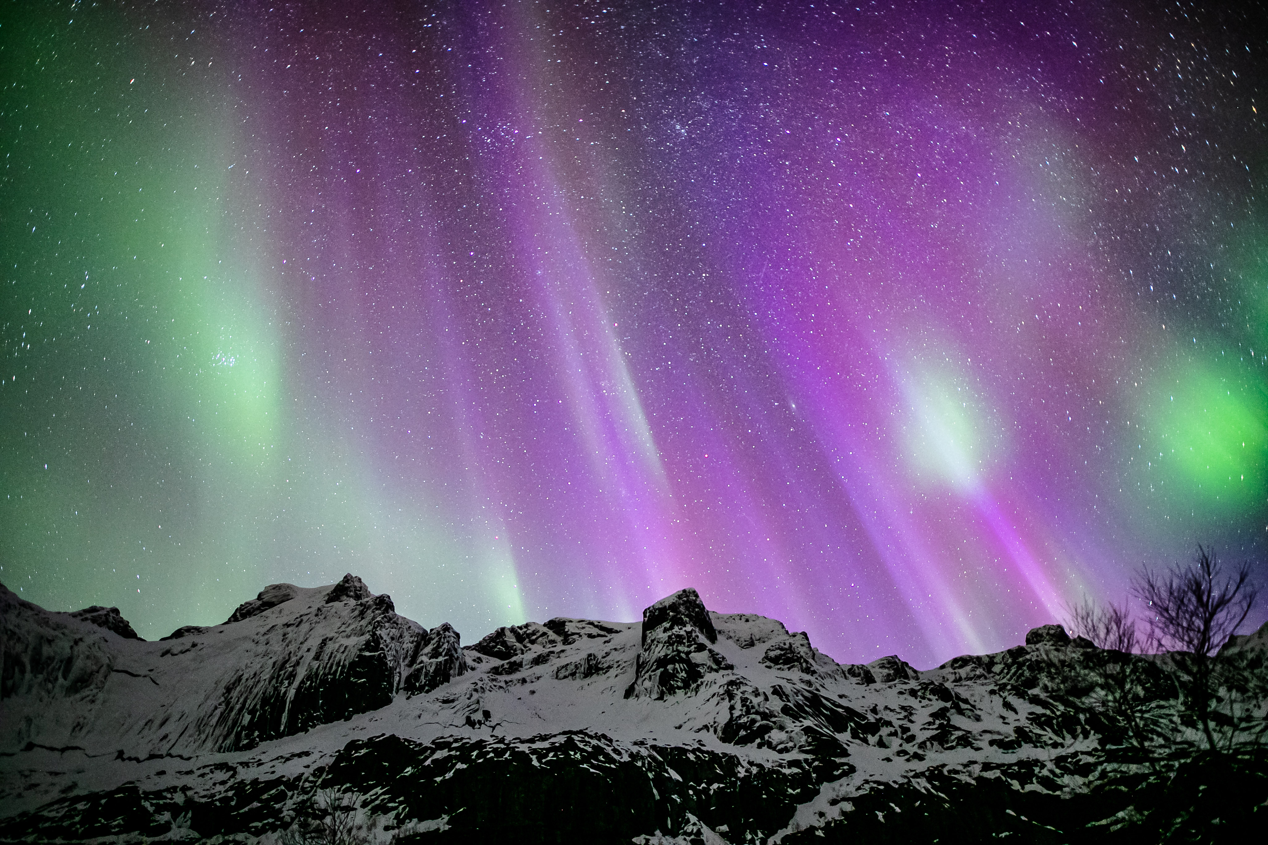 组图：2024年挪威罗弗敦群岛北极光欣赏| 拉普兰| 芬兰| 大纪元, image size:4104x2736