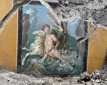 考古新發現：龐貝古城精美壁畫面世