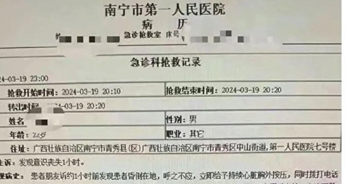 一周两起自杀案 南宁第一医院实习生烧炭身亡