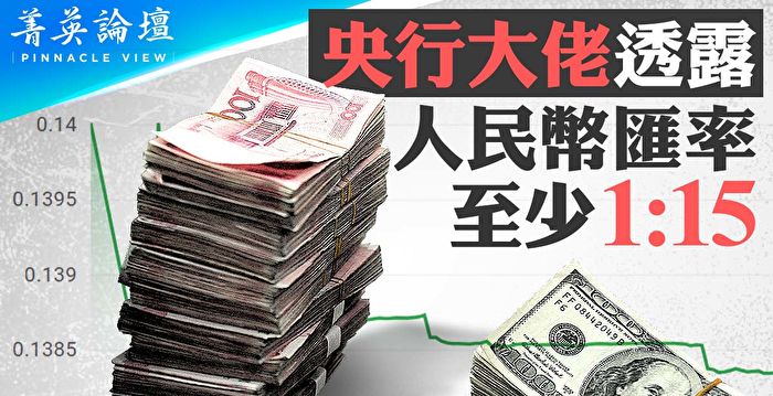 【菁英论坛】央行大佬：人民币兑美元15比1