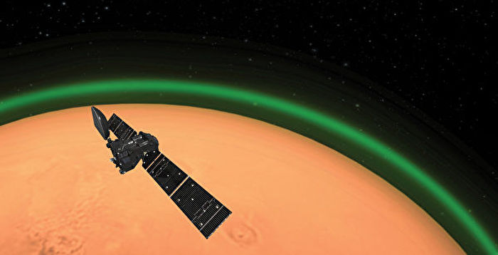 Mars Orbiter ExoMars Discovers Green Glow Above South Pole – Potential for Future Astronauts to Witness