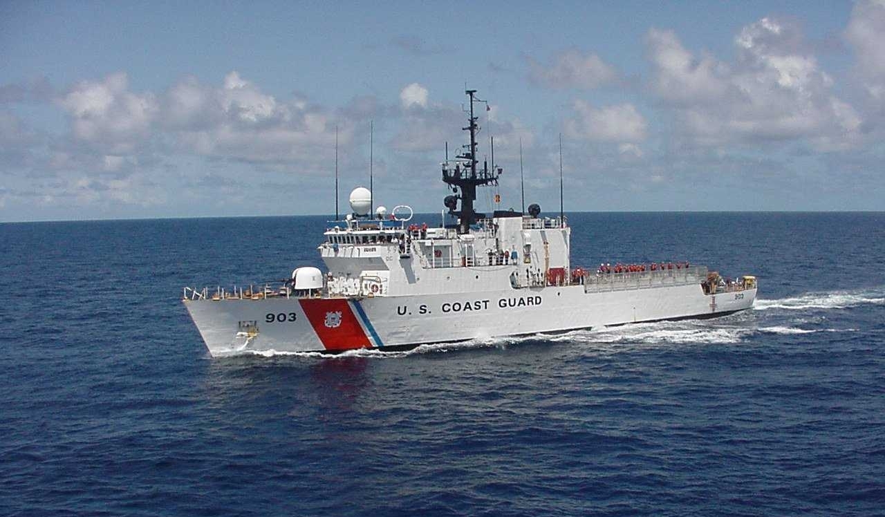 美海岸警卫队：在南太平洋登临中国渔船合法| 美军| 海警| 海上民兵| 大纪元