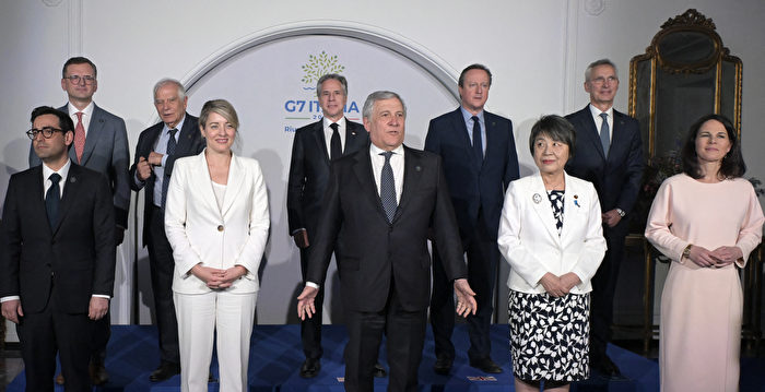 G7外长联合声明 重申台海和平稳定重要性