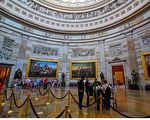 华盛顿国会大厦圆形大厅的饰带艺术