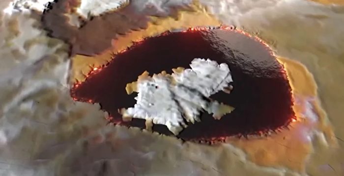 玻璃般光滑 NASA在木衛一發現冷卻熔岩湖 - 大紀元