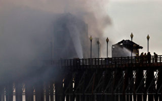消防員徹夜奮戰 美西歷史性木碼頭大火已滅