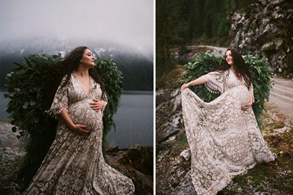 女子帮怀孕的朋友拍美照 助其走出情绪低谷