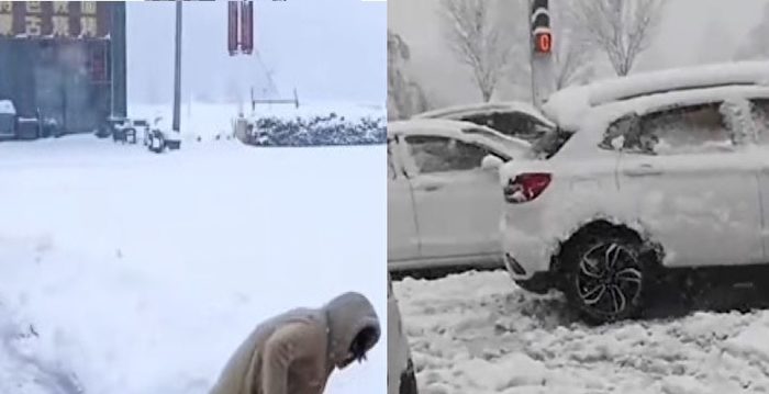 内蒙古多伦和河北承德突降大雪 被指罕见