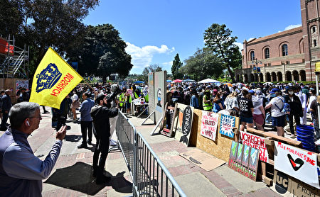 美國大學反猶示威持續 加大LA分校爆發衝突