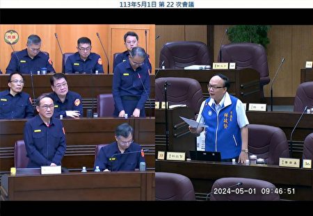 林政贤议员要求增加女性所长比例 强化科技执法