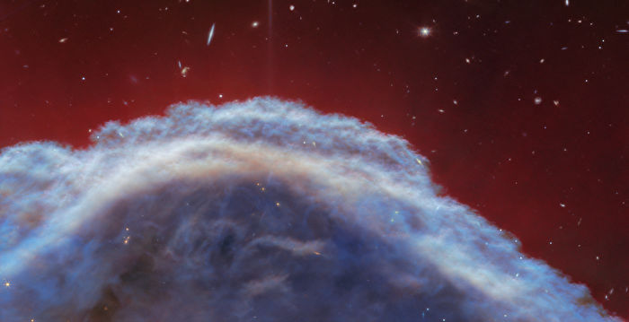 韦伯太空望远镜拍到超清晰的马头星云