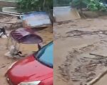 广西洪灾致2人身亡 广东暴雨积水严重