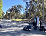 加大UCSD校园亲巴勒斯坦帐蓬营被清除