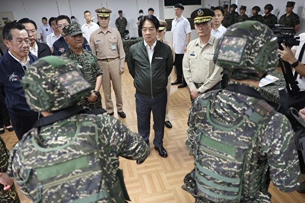 视察海军陆战队 赖清德：向世界展现守护台湾决心