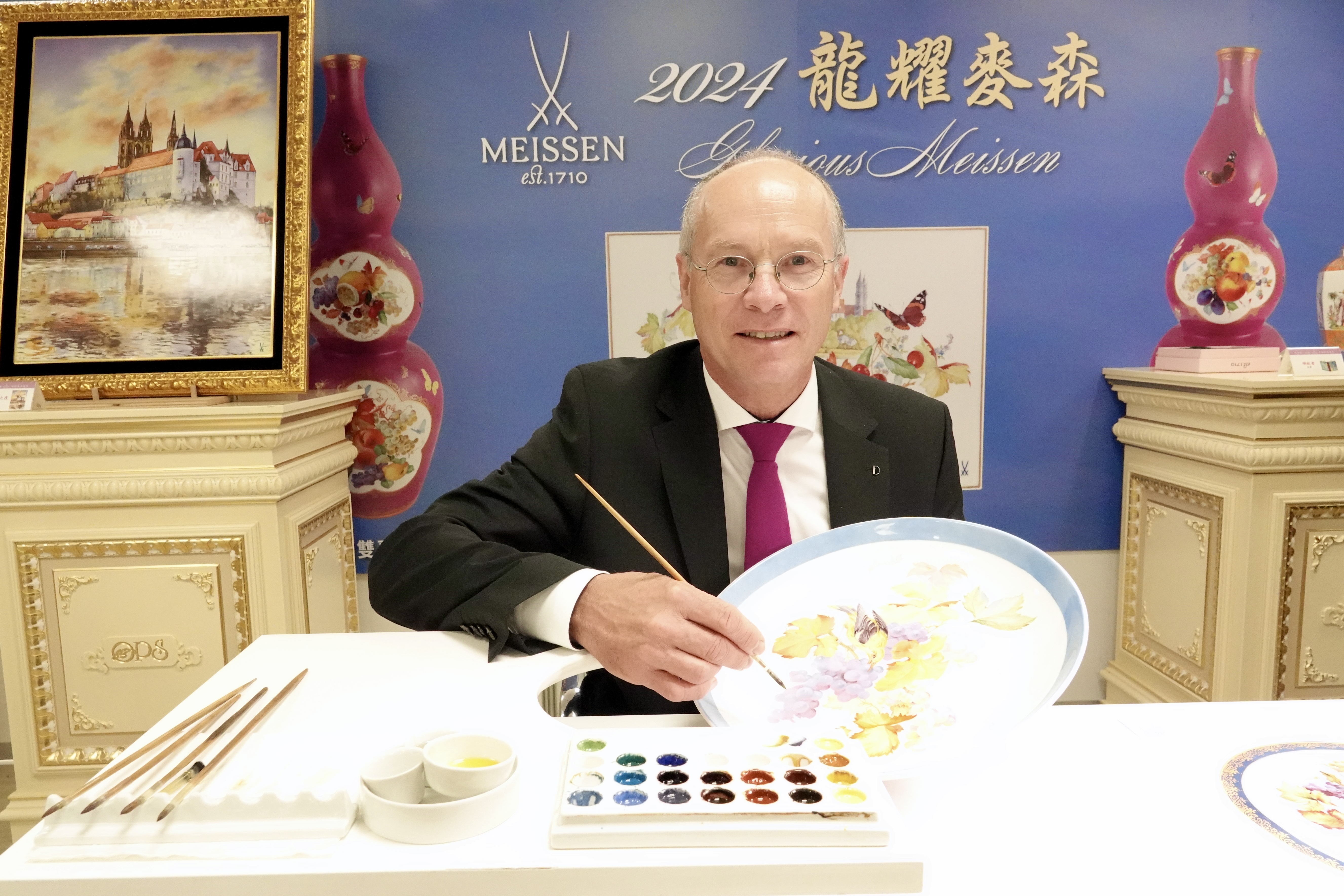 中国・重慶市人民政府 贈呈 天然竹画「雄姿 三峡」 中国・重慶市人民