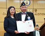 纽约华裔美国退伍军人会第80届职员就职
