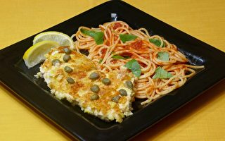 意大利風情晚餐：米蘭雞排佐番茄意大利麵