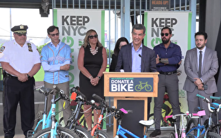 交通局與史坦頓島機構合作 捐贈125輛自行車助弱勢民眾
