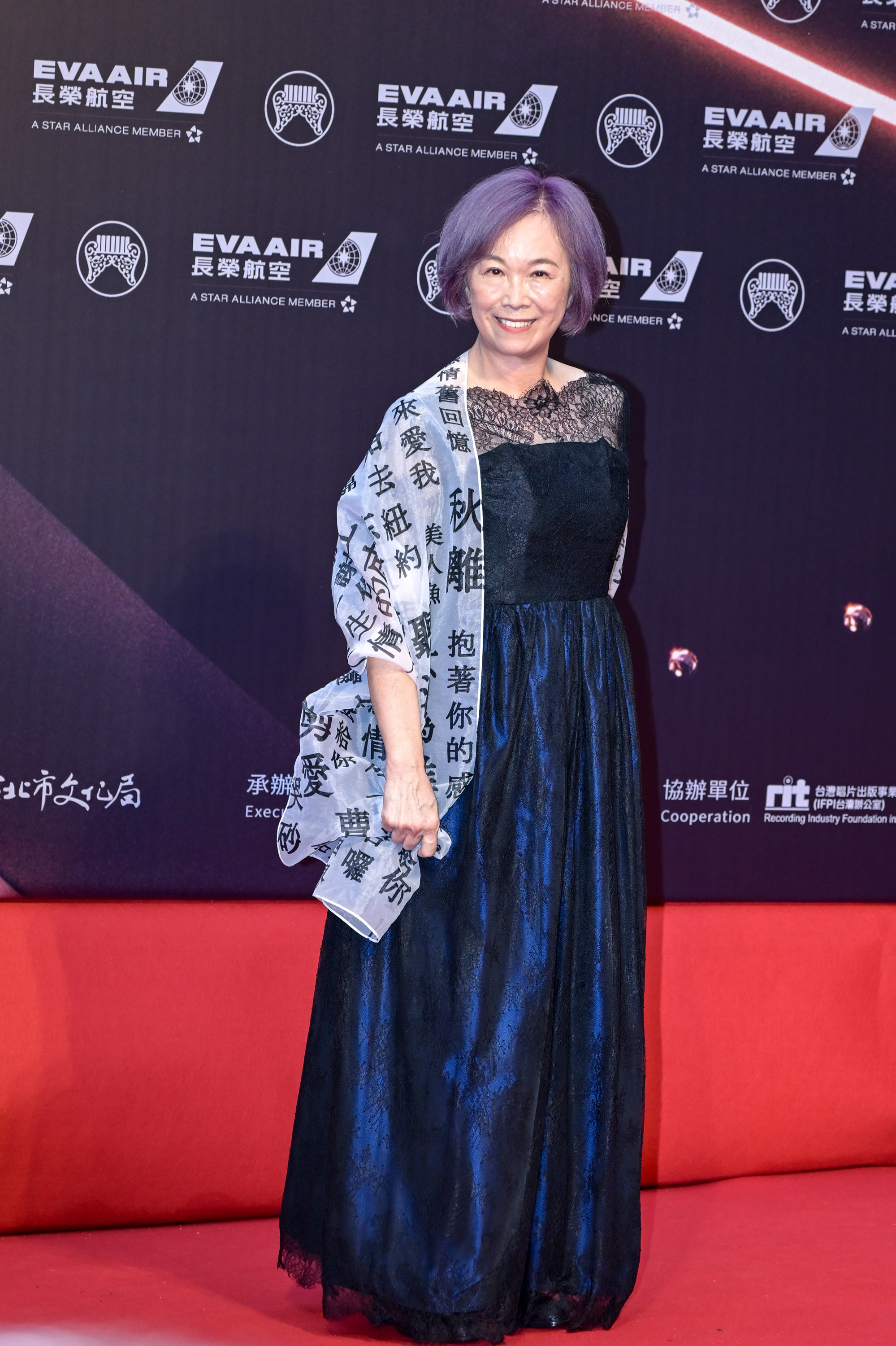 2024年6月29日，《第35屆金曲獎頒獎典禮》星光大道在台北小巨蛋舉行。圖為熊美玲。（宋碧龍／大紀元）