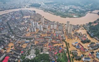 組圖：中國南方多地洪水泛濫 逾百萬人受災