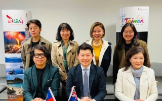 台湾美妆欧莱德团队拜会驻雪梨经济文化办事处